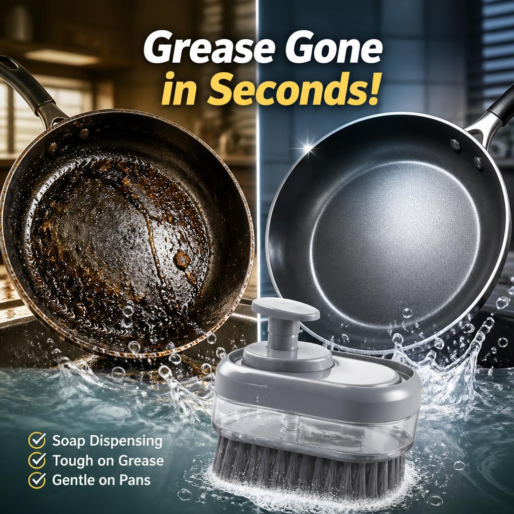 Liquid Soap Dispensing Brush